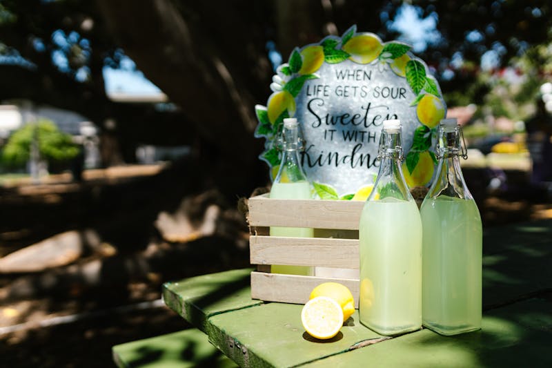 Fresh lemonade with ranch-inspired citrus blend